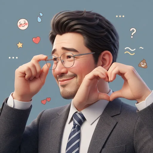 이모티콘으로 무마하는 부장