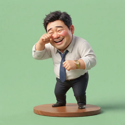 웃고 떠드느라 바쁜 부장
